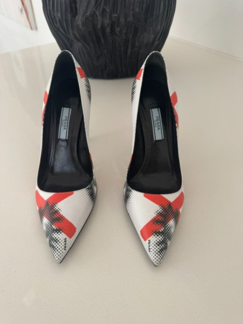 Prada Graffiti Pumps